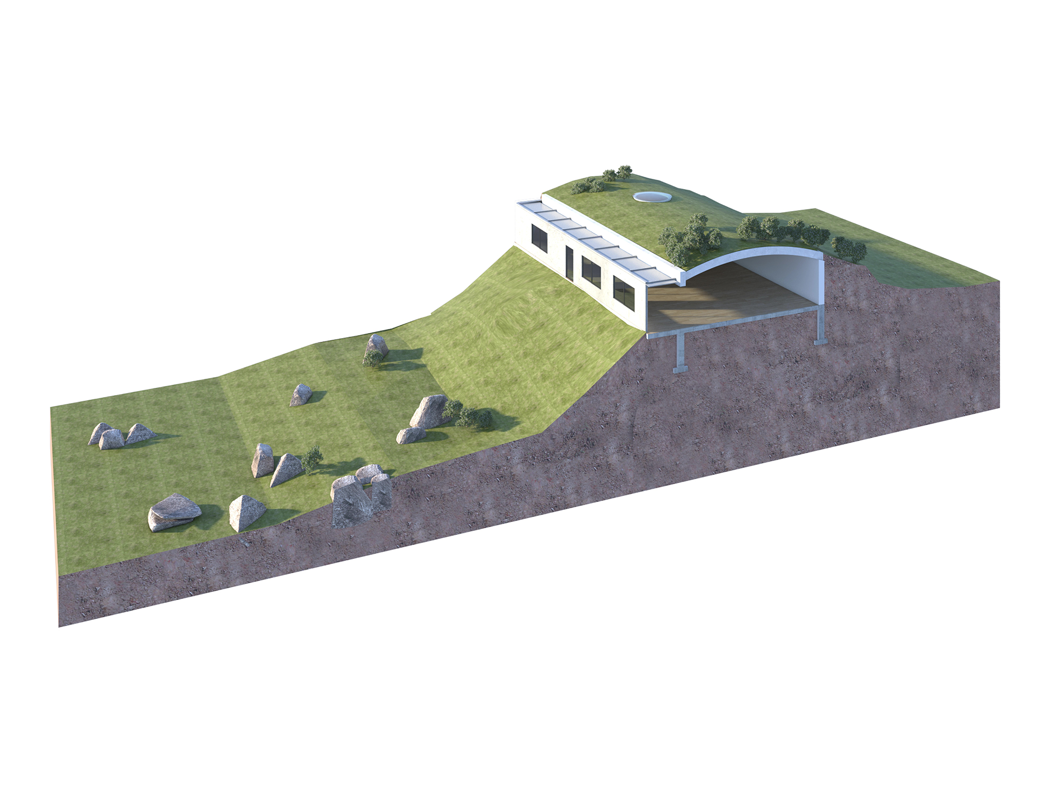 Underground House Addition Paul Lukez Architecture Underground House Addition Paul Lukez Architecture